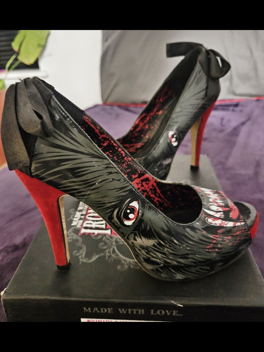 Iron Fist Wolfbeater Peep Toe Pumps